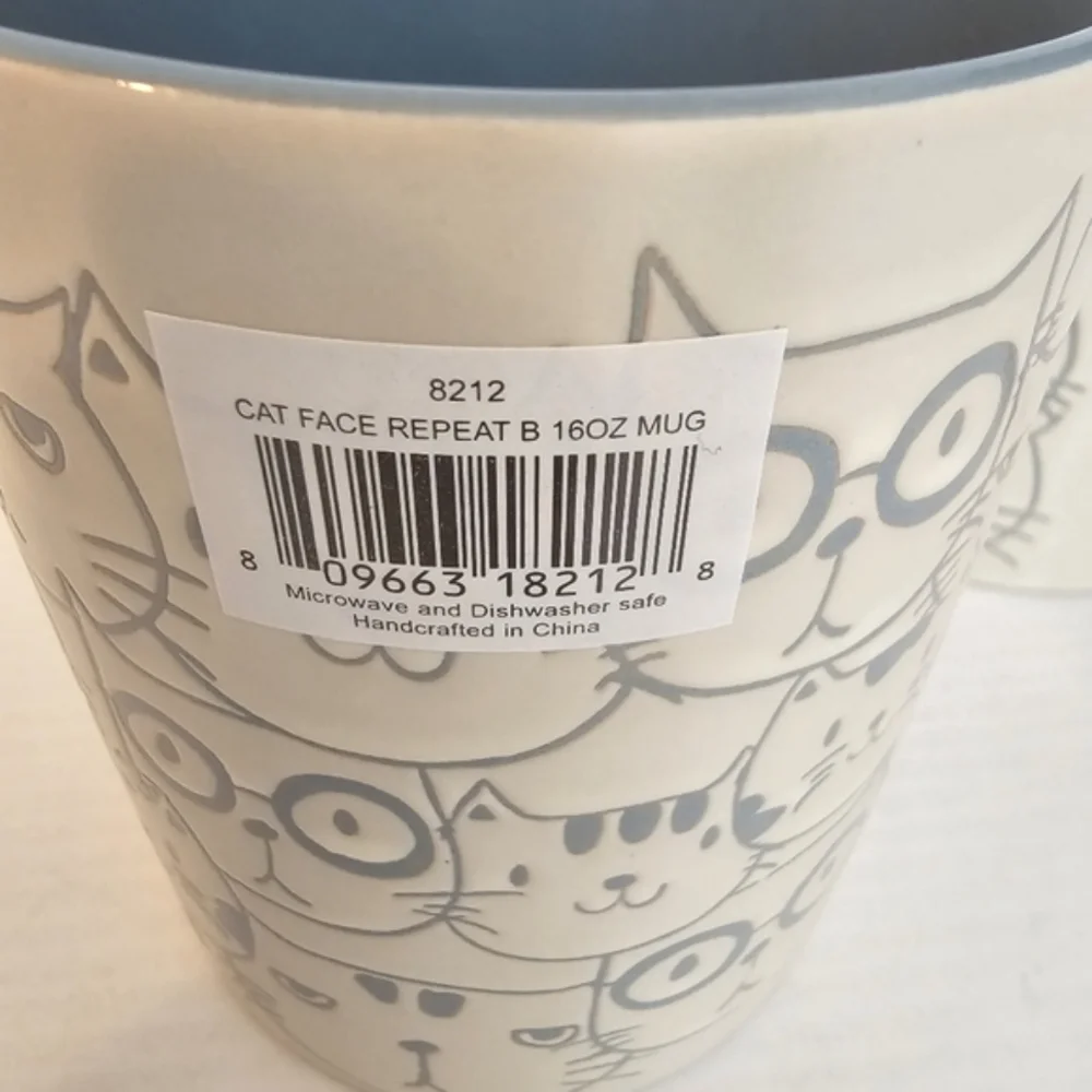 Spectrum Cat Face Repeat Mug Set - Picture 13 of 14